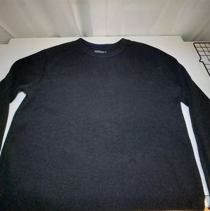 Men's Black Long-sleeved Shirt